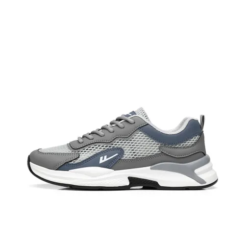 Warrior Casual Низкий Топ Серый Синий Мужской