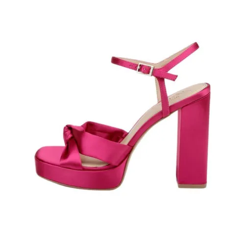Badgley Mischka Valencia One Strap Sandals 9cm Women's Pink Badgley Mischka Valencia One Ремень Сандалии 9см Женские Розовые
