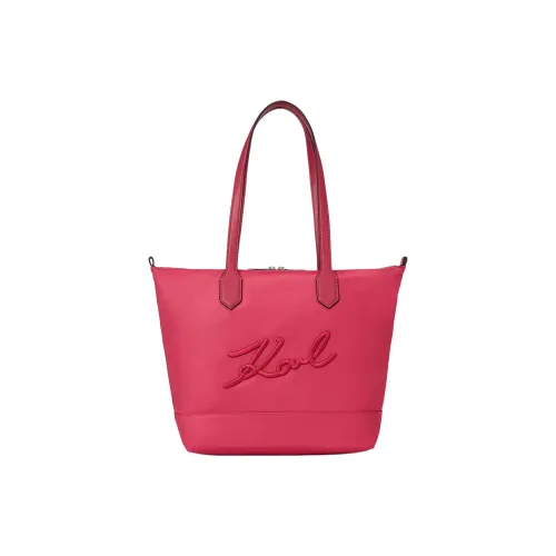 Karl Lagerfeld Переработанный полиамид Одно плечо Сумка Женская Малиновый Розовый