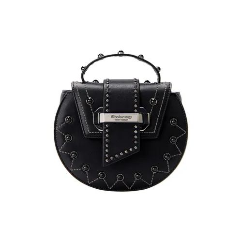 Ambrogi Сумка через плечо из коровьей кожи маленькая сумка для женщин черная белая синяя