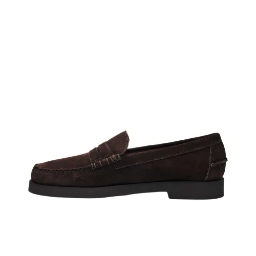 Sebago Dan Suede PO Loafers Men's Dark Brown