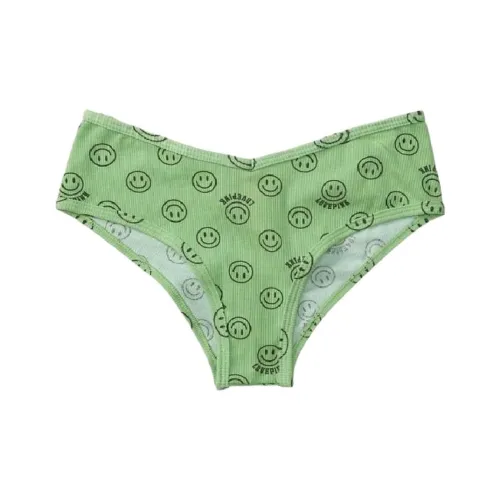 Victoria's Secret VICTORIA'S SECRET Розовый Стринг Женский 1 Пачка Светло-Зеленый Смайлик