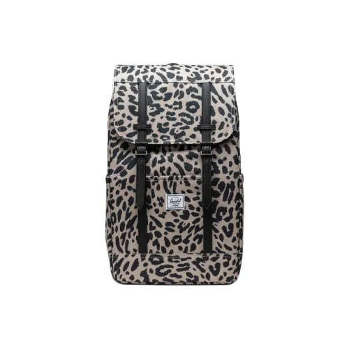 Рюкзак Herschel из переработанной ткани унисекс с леопардовым принтом и в горошек