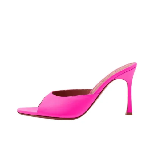 AMINA MUADDI Слипоны 9 см Женские Розовые