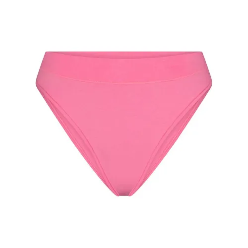 SKIMS Хлопок Джерси Cheeky TANGA Трусы Женские 1 Пачка Sugar Розовый