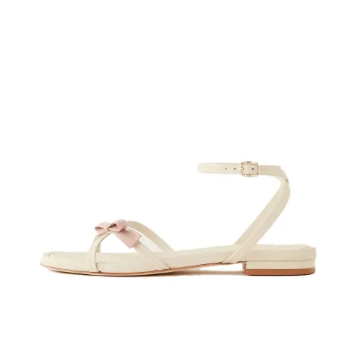 Reformation Erica One Ремешок Сандалии Женские Абрикос