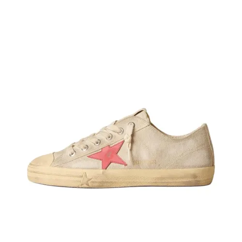 Golden Goose V Star Low-Top Canvas Shoes Light Gray Men's