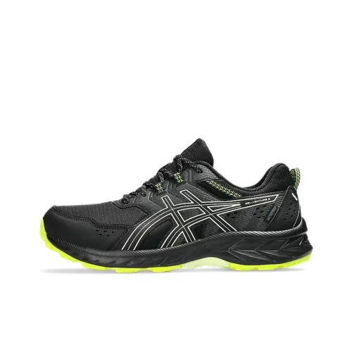 Asics Gel Venture 9 Low Топ Повседневные Беговые Кроссовки Мужские Черно-Белые