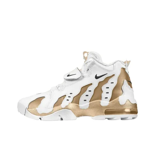 Nike Air DT Max 96 Амортизация Поддержка MID Топ Винтажные баскетбольные кроссовки Унисекс Белый Золото