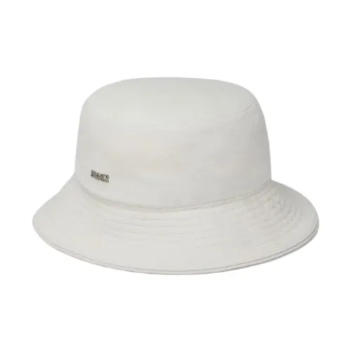 Zegna Cotton Bucket Hats Мужской Белый