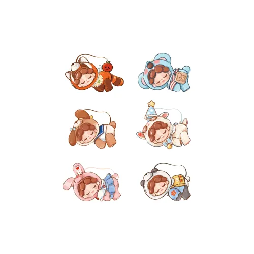 TOP TOY Wendy Animals Academy Collection Plush Surprise Blind Boxes Single Mystery Box Full Box 8 Pack