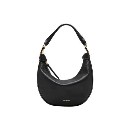 COCCINELLE GRAIN LEATHER Портативная сумка через плечо маленькая сумка женская черная