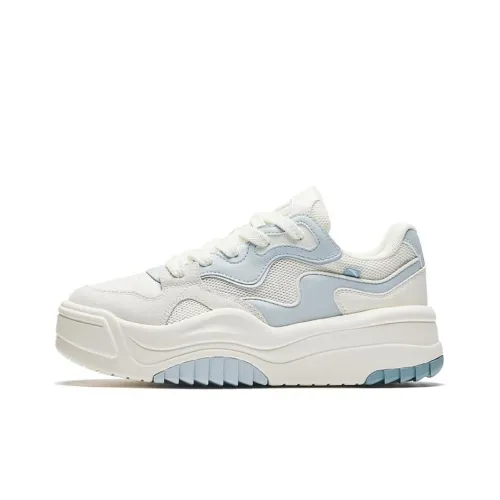 ANTA Life Collection Устойчивые к истиранию Низкие Кроссовки для скейтбординга Женские Белые Синие