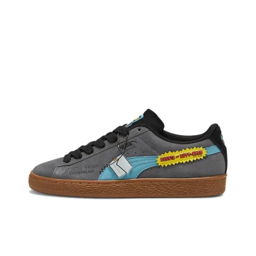 Beavis And Butthead X PUMA Suede Series Low Топ Скейтборд Кроссовки Унисекс Серый