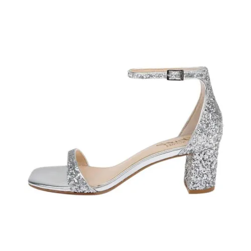 Badgley Mischka REESE One Ремешок Сандалии 5,5 см Женские Серебряные