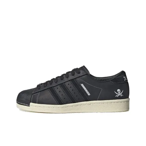NEIGHBORHOOD x adidas originals SUPERSTAR Устойчивые к истиранию низкие скейтборд-кроссовки унисекс черно-белые