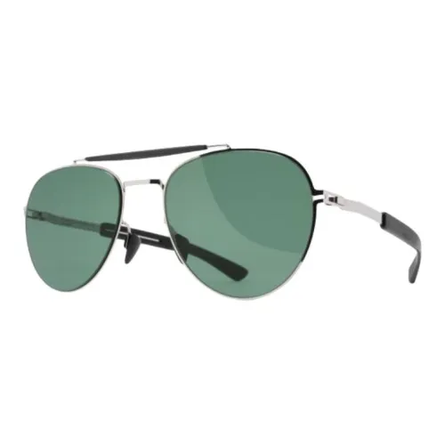 MYKITA Стальной Титан Авиатор Солнцезащитные очки Унисекс Черный