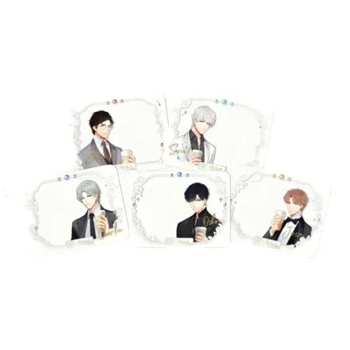 Light and Night x HEYTEA Осборн Эван Сариэль Джесси Чарли Су Прозрачные Фотокарточки