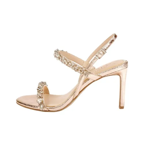 Badgley Mischka Donna One Strap Sandals 8 cm Women's Gold Badgley Mischka Donna One Ремень Сандалии 8 см Женские Золото