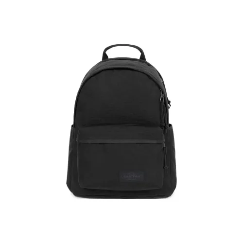 EASTPAK Brushed Polyester Cotton Blend Backpack Medium Unisex Black EASTPAK Брушированный Полиэстер Хлопковая Смешанная Сумка Средний Унисекс Черный