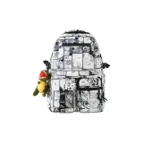 Чёрный с подвеской в виде динозавра