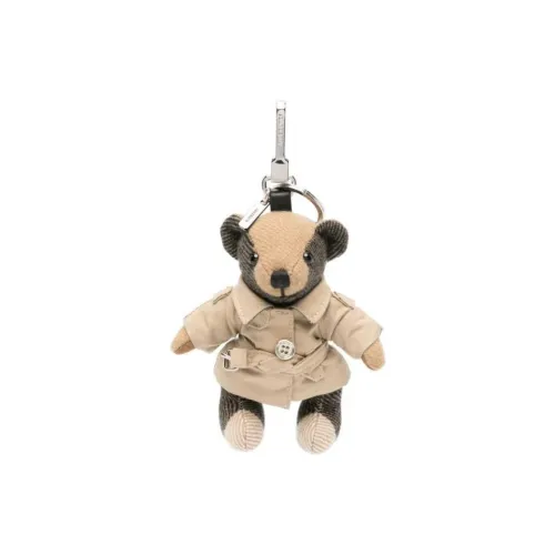 Burberry Cotton Keychains Женские Бежевые