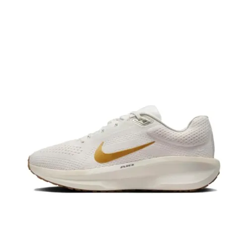 Nike ZOOM Winflo 11 Устойчивый к истиранию Дышащий Низкий Топ Повседневные Тренировочные Беговые кроссовки Женские Экрю