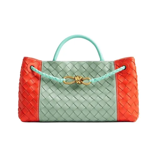 Bottega Veneta Сумка через плечо из овечьей кожи сумка женская оранжевый и шалфейно-зеленый