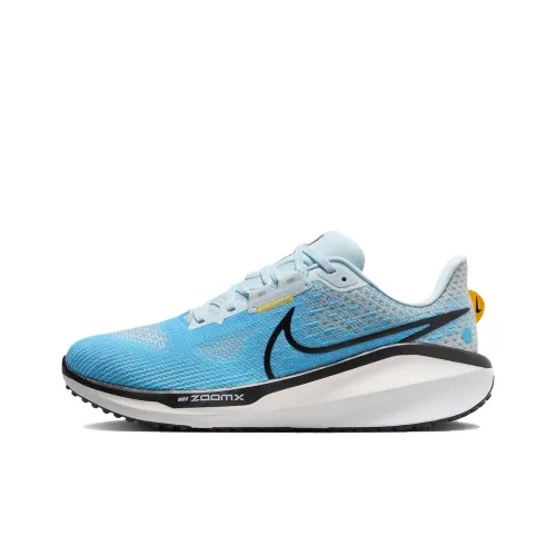 Nike Air Zoom Vomero 17 Slip-resistant Abrasion-resistant Low Top Casual Running Shoes Men's Blue White Найк Эйр Зум Вомеро 17 Противоскользящий Устойчивый к истиранию Низкий Топ Повседневные Беговые Кроссовки Мужские Синий Белый