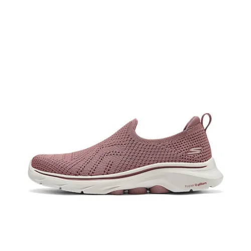 Skechers GO WALK 7 Дышащий и Легкий Низкий Топ Casual Женский Розовый Коричневый