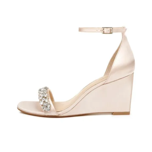 Badgley Mischka Peggy one Ремень Сандалии Женские Шампанское