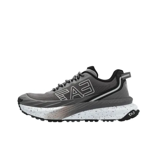 EMPORIO ARMANI CRUSHER Distance Sonic Trail Низкий Топ Casual Унисекс Серый