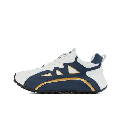 MOISE KEAN Дышащие Низкие Кроссовки с Толстой Подошвой Мужские