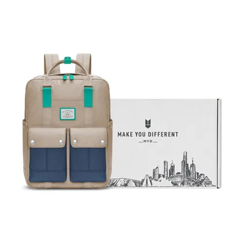 MYD Полиэстер Рюкзак Средний Унисекс Пшеница Черника