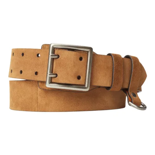 Ralph Lauren Purple Label Equestrian Позиционирование стиля Ремни из коровьей кожи Мужской Какао Ширина 3,2 см