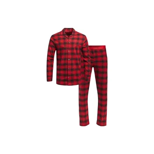 CALVIN KLEIN L S Брюки Комплект Пижамный Комплект Европейская версия Мужской Красный