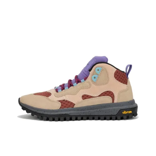BRANDBLACK MID Топ Vibram Беговые кроссовки Мужской Фиолетовый Коричневый
