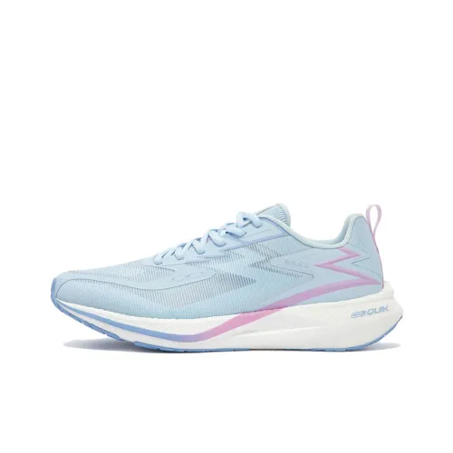 361° Амортизирующие подошвы Низкий топ Повседневные беговые кроссовки Мужские Синий Фиолетовый