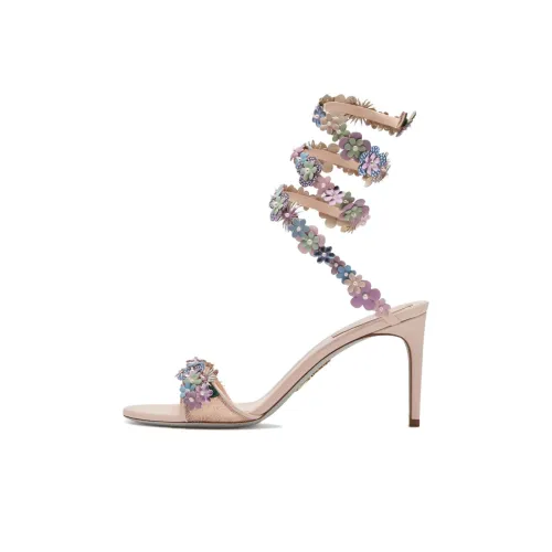 RENE CAOVILLA One Ремешок Сандалии 8 см Женские Розовые