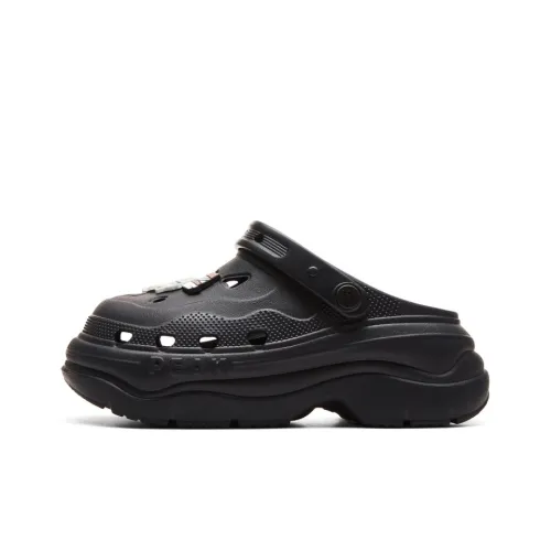 PEAK Сабо Чисто черный Женские