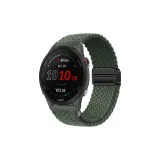 Вязаные ткани, магнитная застежка, ремень [темно-оливковый зеленый]