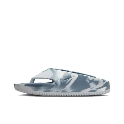 Nike Calm Slip-resistant Шлепанцы Женские Синие Белые