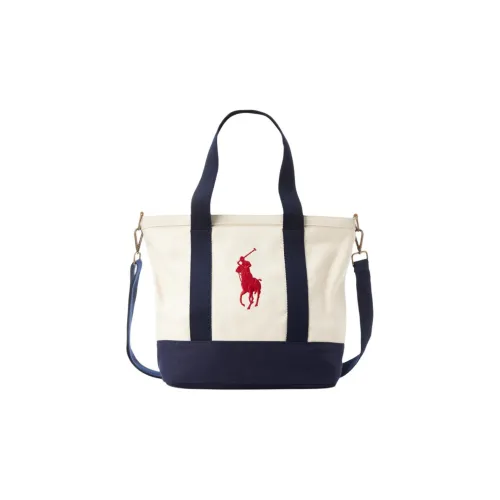 Polo Ralph Lauren Хлопок Сумка Мужская Белая и Темно-синяя