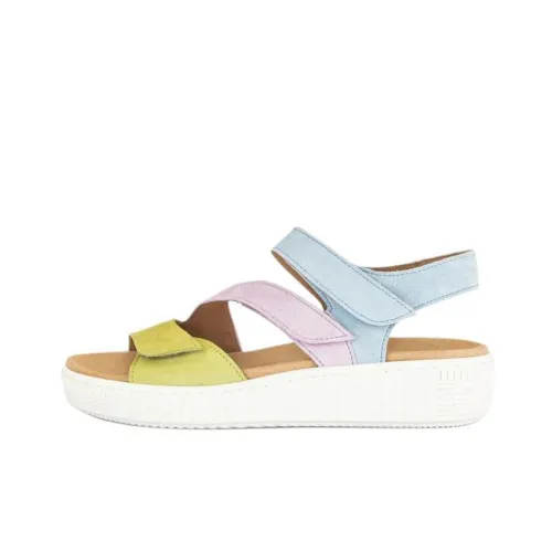 Gabor One Ремень Сандалии 2 см Женские Желтый Розовый Синий