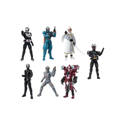 BANDAI Kamen Rider Little Path King Kamen Rider 10-й эпизод Счастливый Draw целая коробка 7 шт