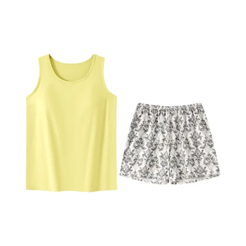 William Pajama Комплект Женский Пшеничный Горчичный Желтый