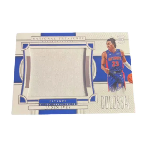 PANINI Джаден Айви 22 23 National Treasure 99 Parallel Новые звезды Большой Window Джерси Материал Звезда Карта пройдет