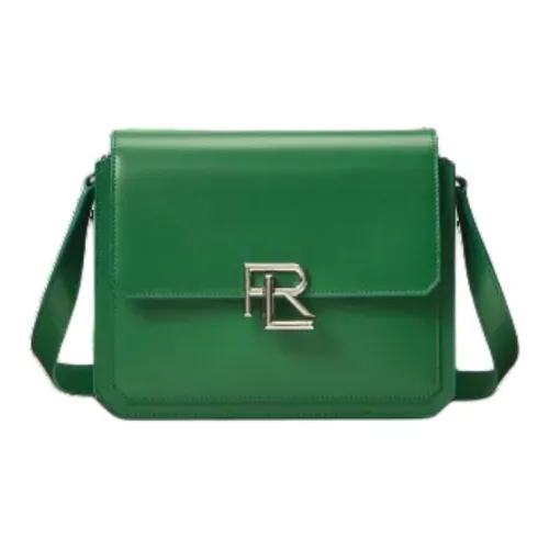 Ralph Lauren Сумка через плечо из коровьей кожи унисекс темно-зеленая