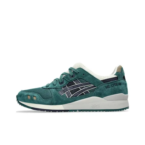 Asics Gel Lyte 3 Low Топ Повседневные Беговые Кроссовки Унисекс Зеленые