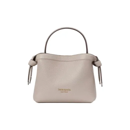 Kate Spade Коровья кожа Тоут Сумка Сумка для покупок Сумка через плечо Сумка Мини Женская Теплая Серый Коричневый